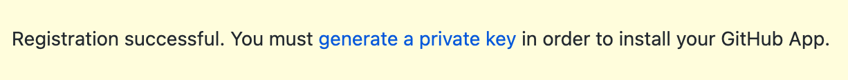 GitHub app success
